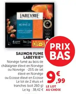U Express Saumon fume labeyrie offre