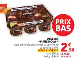 U Express Dessert mamie nova offre