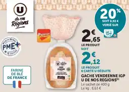 U Express Gache vendeenne igp u de nos regions offre
