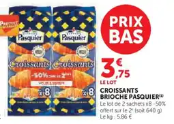 U Express Croissants brioche pasquier offre