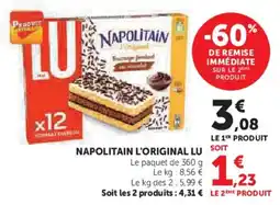 U Express Napolitain l'original lu offre