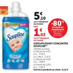 U Express Assouplissant concentre soupline offre