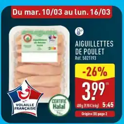 ALDI Aiguillettes De Poulet offre