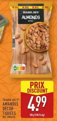 ALDI TRADER JOE'S AMANDES DÉCOR TIQUÉES offre