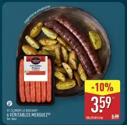 ALDI 6 Véritables Merguez offre