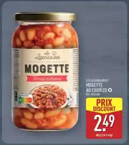 ALDI LES LÉGENDAIRES MOGETTE AU CHORIZO offre