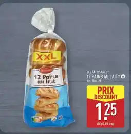 ALDI LES PÂTISSADES 12 PAINS AU LAIT offre