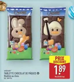 ALDI CHOCEUR TABLETTE CHOCOLAT DE PÂQUES offre