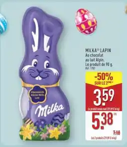 ALDI MILKA LAPIN offre