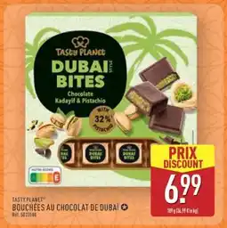 ALDI TASTY PLANET BOUCHÉES AU CHOCOLAT DE DUBAÏ offre