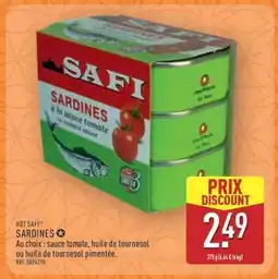 ALDI HOT SAFI SARDINES offre