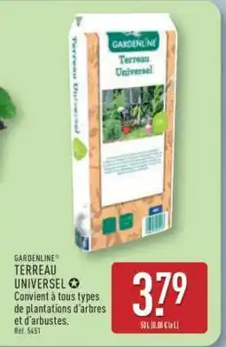 ALDI GARDENLINE TERREAU UNIVERSEL offre