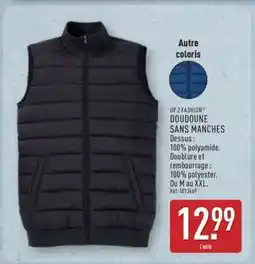 ALDI UP 2 FASHION DOUDOUNE SANS MANCHES offre