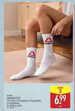 ALDI CHAUSSETTES REEBOK offre