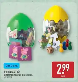 ALDI JEU ENFANT offre