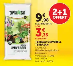 U Express Terreau universel terrasan offre