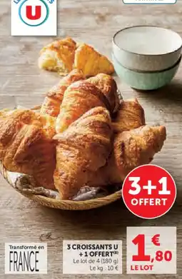 U Express 3 croissants u offre