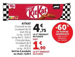 Maximarché Kitkat offre