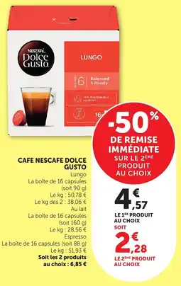 Maximarché Cafe nescafe dolce gusto offre