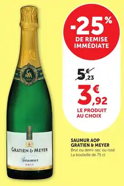 Maximarché Saumur aop gratien & meyer offre