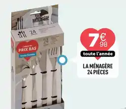 Centrakor La ménagère 24 pièces offre