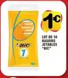 E.Leclerc Bic - lot de 10 rasoirs jetables bic offre
