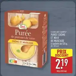 ALDI Purée crème et noix de muscade offre