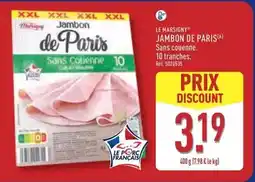 ALDI Jambon de paris offre