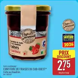 ALDI Paysan gourmand - confiture de fraises du sud-ouest offre