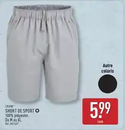 ALDI Short de sport offre