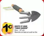 E.Leclerc Kinzo - griffe et houe kinzo garden offre