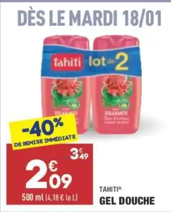 ALDI Gel douche offre