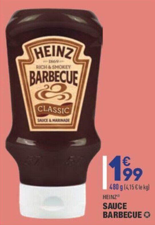 Promo Sauce barbecue chez ALDI