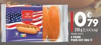 ALDI 4 Pains pour hot dog offre