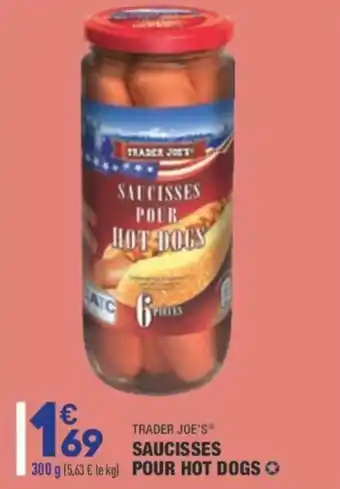 ALDI Saucisses pour hot dogs offre