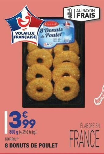 ALDI 8 Donuts de poulet offre
