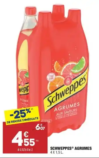 ALDI Schweppes agrumes offre