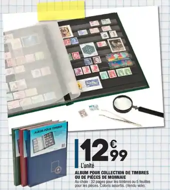 ALDI Album pour collection de timbres offre