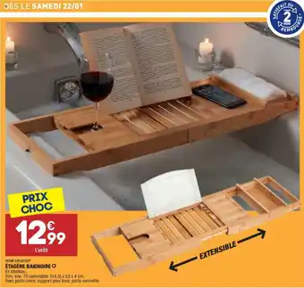 ALDI Étagère Baignoire offre