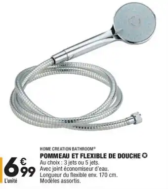 ALDI Pommeau et flexible de douche offre