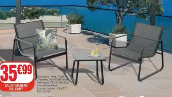 Salon madere balcony