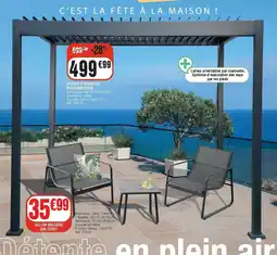 La Foir'Fouille Pergola canopée bioclimatique offre