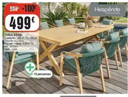 La Foir'Fouille HESPÉRIDE Table xenia offre