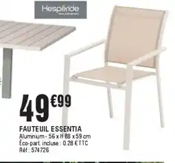 La Foir'Fouille HESPÉRIDE Fauteuil essentia offre