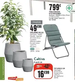 La Foir'Fouille Pot argile lin offre