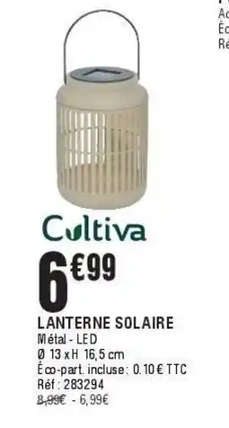 La Foir'Fouille Lanterne solaire offre