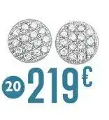 E.Leclerc Boucles diamants 0,14 ct, or gris offre