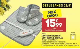 ALDI Coussin chauffant cou, nuque & épaules offre