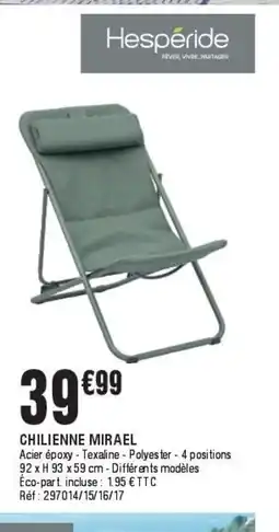 La Foir'Fouille HESPÉRIDE Chilienne mirael offre