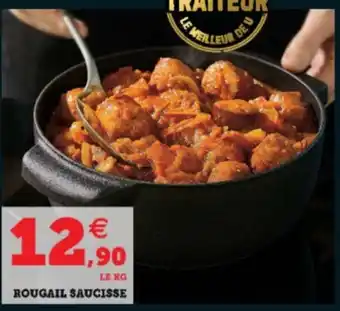 Hyper U Bougail saucisse offre